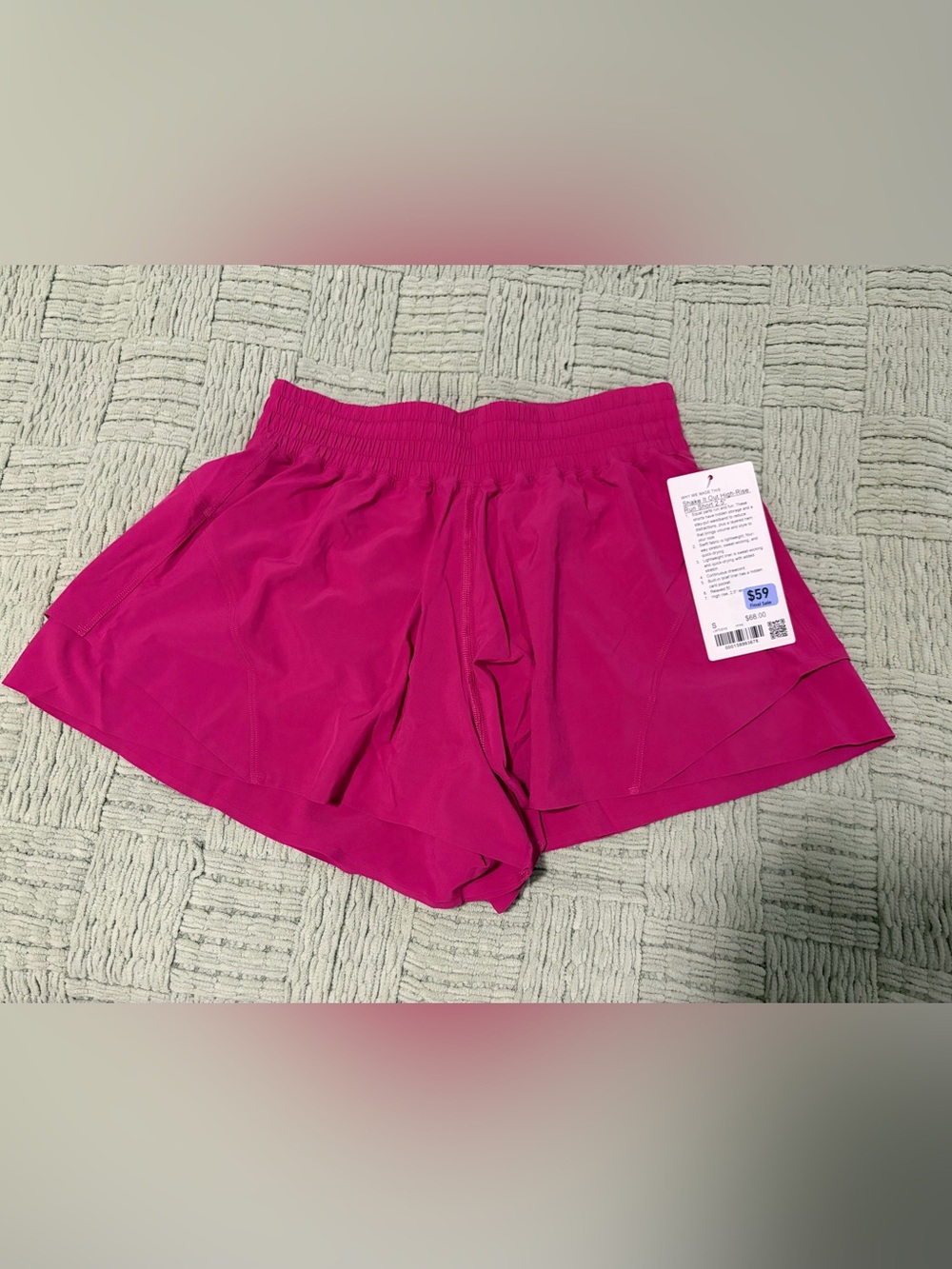 lululemon athletica Women's Fuchsia Athletic Shorts